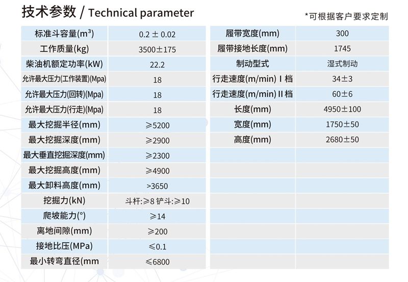 KWC3.5-0.2L礦用液壓挖掘機